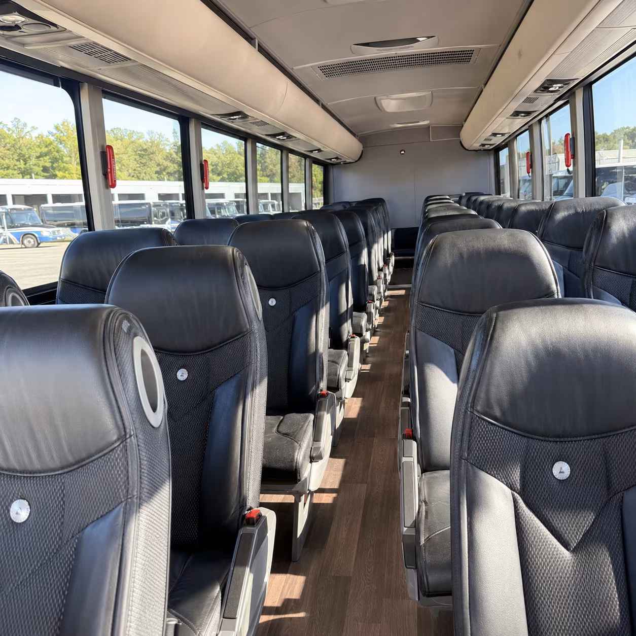 santa clara employee transportation onboard seating