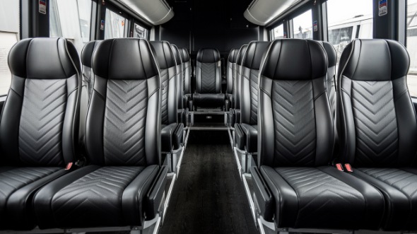 18 passenger minibus inside campbell