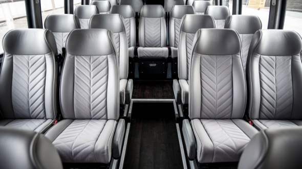 28 passenger minibus inside campbell