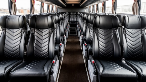 54 passenger charter bus rental campbell