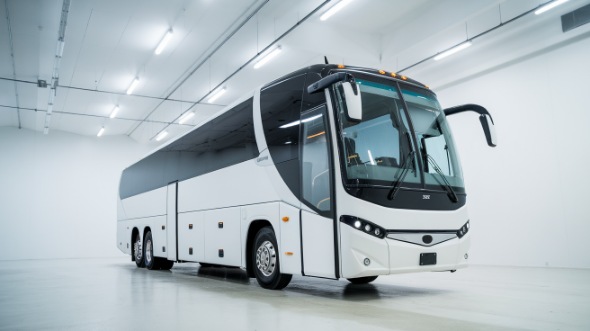 55 passenger charter bus campbell