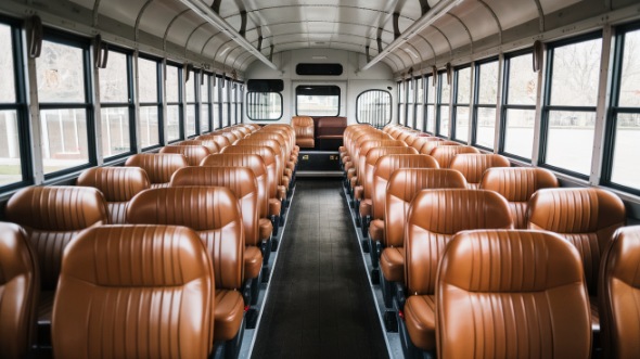 school bus rental interior campbell