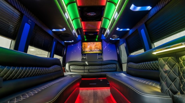 sprinter limo rental interior campbell