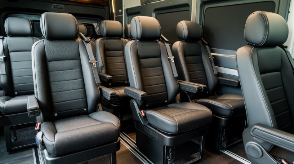 sprinter van with driver inside campbell