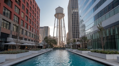 the water tower plaza